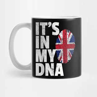 IT'S IN MY DNA British Flag England UK Britain Union Jack Mug